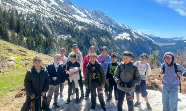 Nos élèves de CM2 en France dans les Alpes !