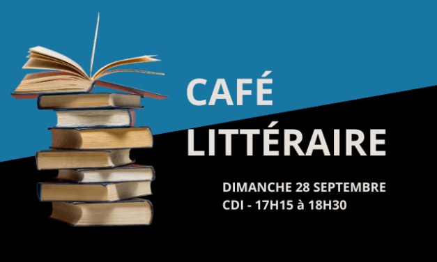 CAFÉ LITTÉRAIRE 1ÈRE ÉDITION