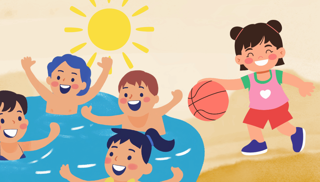 Des activités périscolaires supplémentaires : basket et natation ! Inscrivez-vous i