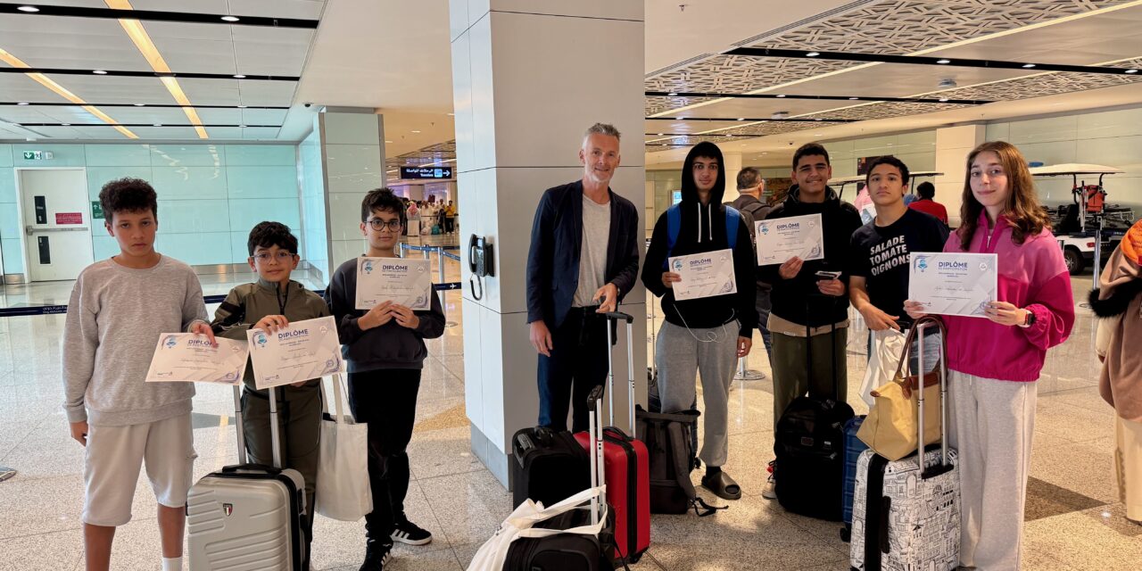 Retour de Bahreïn de nos élèves finalistes des défis numériques MLF-AFLEC
