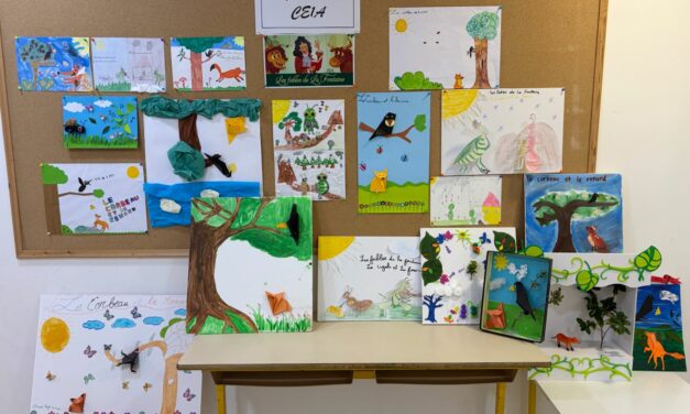 Francophonie : les CE1A illustrent les fables de Jean de La Fontaine